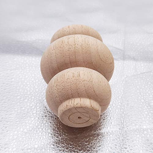 Btibpse Wood Furniture Legs 4 Inch Sofa Couch Chair Ottoman Loveseat Cabinet Legs Replacement Feet Unfinished Bun Foot Pack Of 4 thumb #7