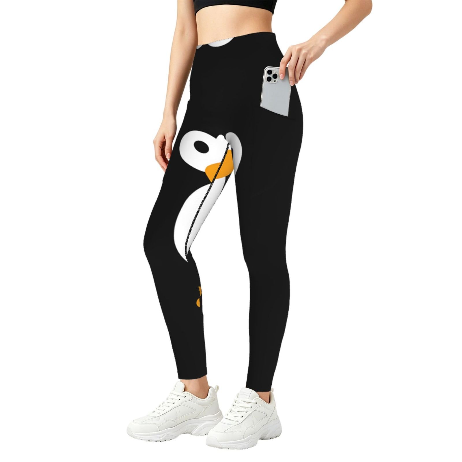 Pantalones de yoga Cute Penguin cómodos para el gimnasio y la rutina diaria en la ciudad 8