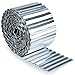 UNIGARDIA Rasenkante Verzinkt 12 m - Beeteinfassung aus Metall 15 cm hoch - Einfache Montage, Rostfrei und Langlebig - Flexible Beetumrandung, 1 Paar Montagehandschuhe inklusive