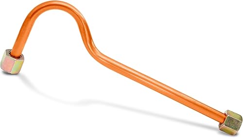 Miniatura 2 de Tubo de escape del compresor de aire de aleación de aluminio, tono de cobre de repuesto, tuerca hexagonal de 0.591 in/0.6 pulgadas de diámetro,