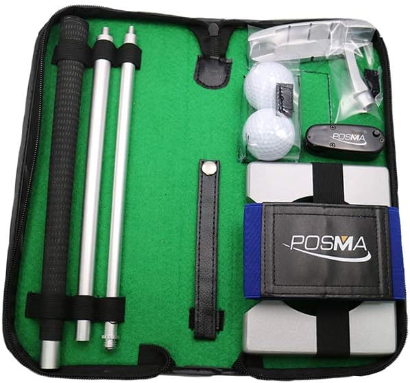 POSMA GSP020AL1 Portable Golf Putter Putting Trainer Gift