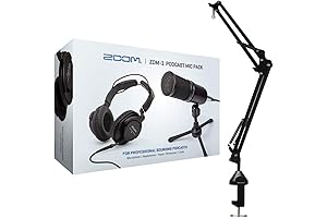 Zoom ZDM-1 Podcast Microphone Bundle