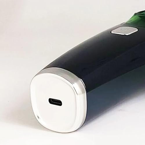 Miniatura 7 de Cortadora de barba al vacío para hombres, cortadora impermeable IPX6 con 2 peines, succión automática de cabello, pantalla digital, maquinilla de