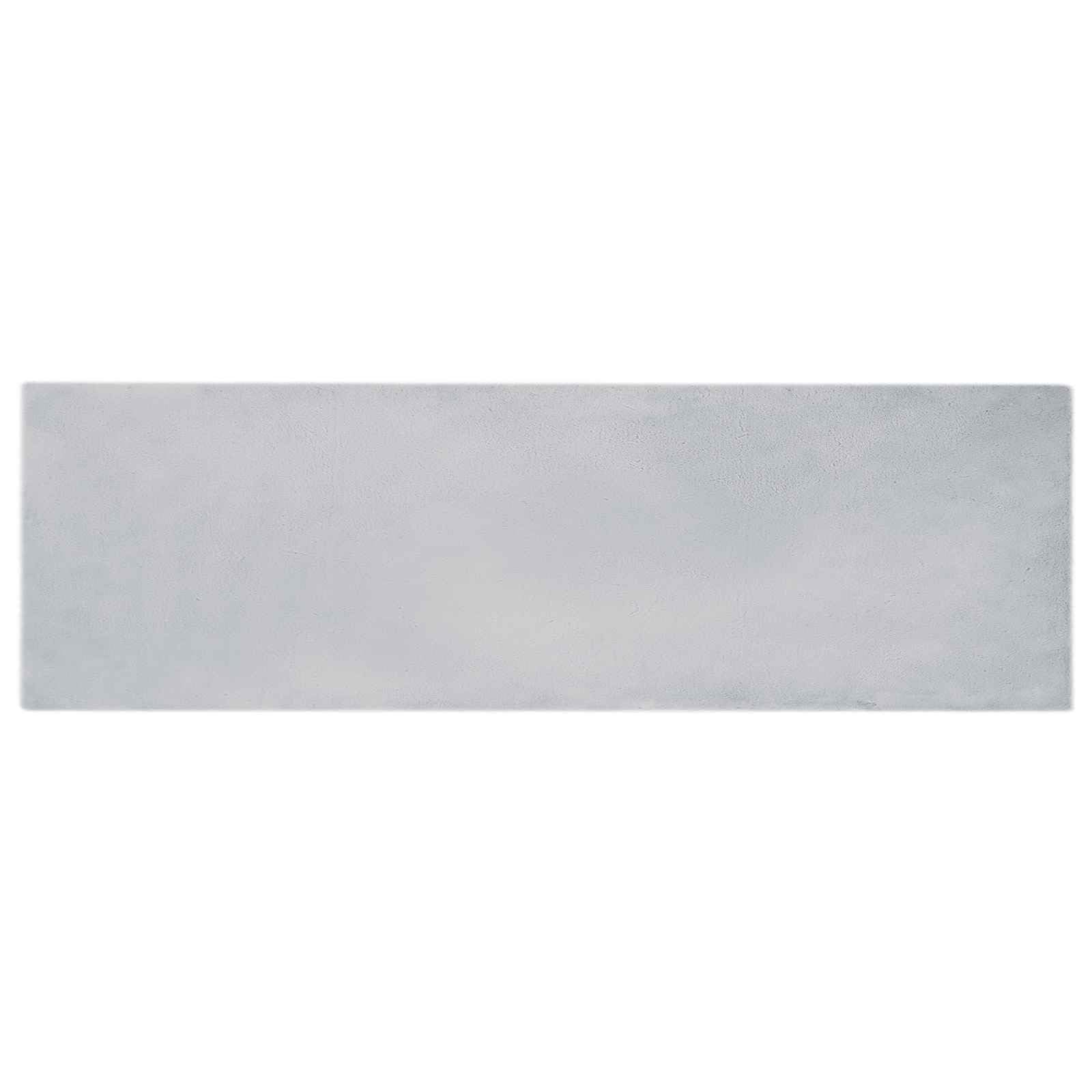 Tapis antidérapant gris Olite en fausse fourrure pour sécuriser et adoucir le sol