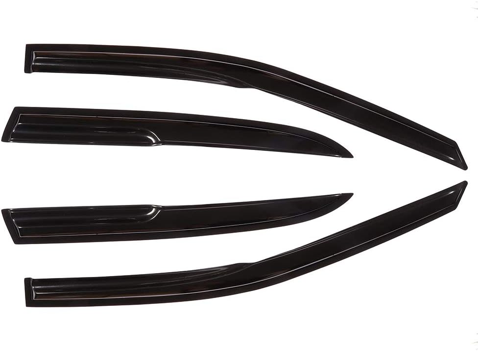 cciyu Side Window Deflector Window Deflector Sun Rain Guard