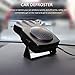 Portable Car Heating Fan, ixaer Windshield Defrosts Demister Car 2 in 1 Fast 30 Seconds Heating/Cooling Fan