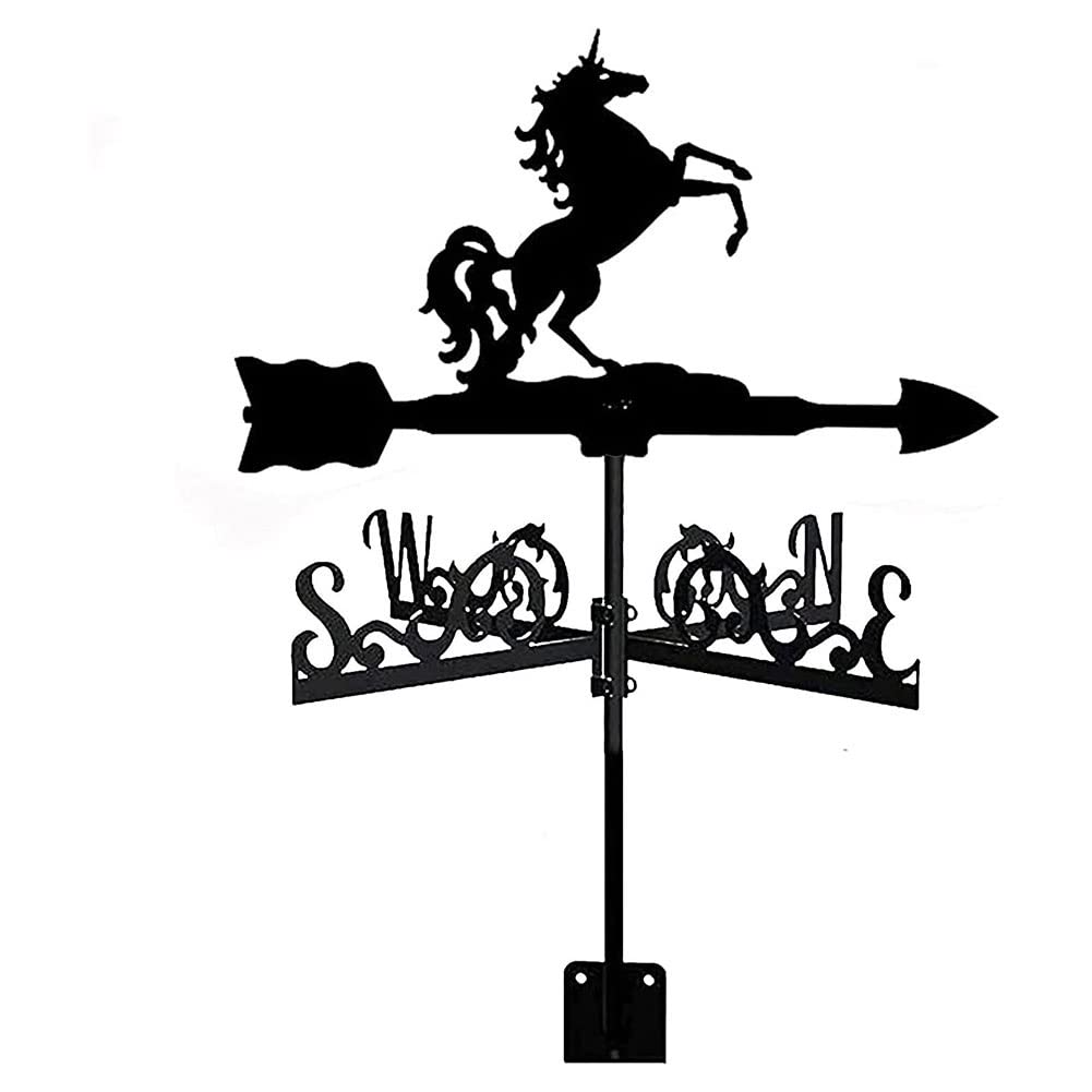 TAXXII wind vane Animal Weather Vane, Decoration Weathervane, Wind Direction Indicators Kit Outdoor Garden Lawn Metal Bracket Vane