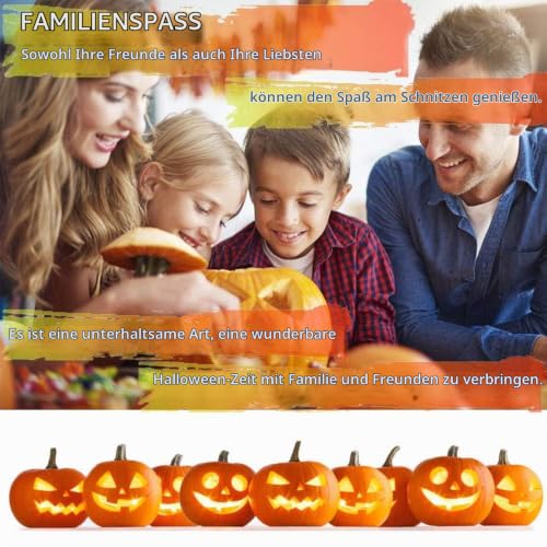 Taspire Halloween Kürbis Schnitzset, Halloween Kürbis Carving Kit – Ansicht 6