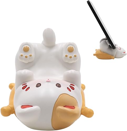 Miniatura 10 de Lindo oso soporte para teléfono celular, soporte de escritorio para teléfono inteligente para todos los teléfonos móviles, lindo adorno de escritorio