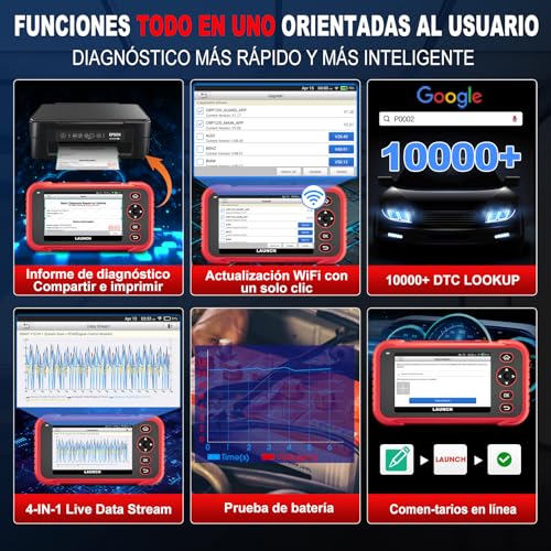 Solución de Averías con LAUNCH CRP129E Plus V3 Diagnosis Total 6