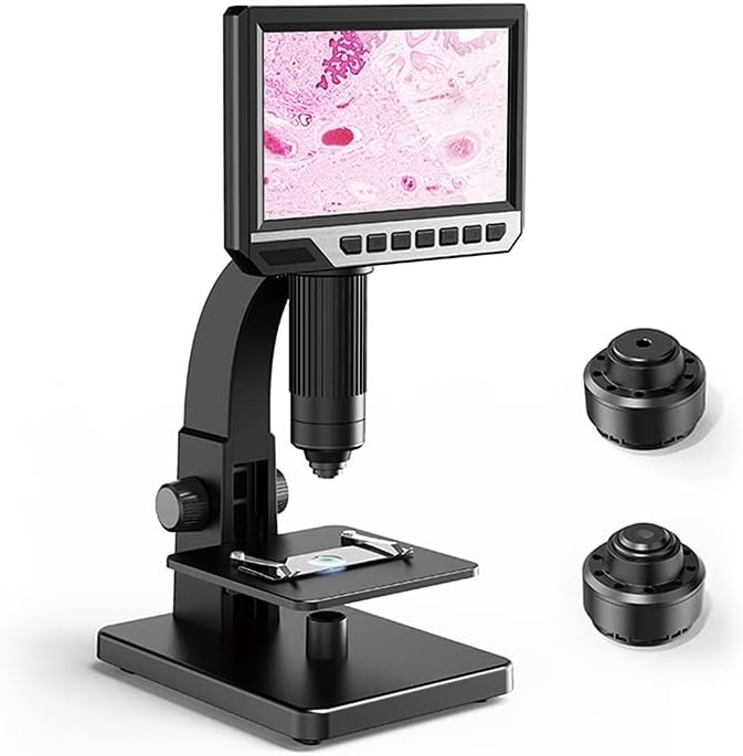 顕微鏡アクセサリーキット 50のための7インチ2000倍デジタル顕微鏡0x 1000x USB.工業用顕微鏡 顕微鏡スライド(F)