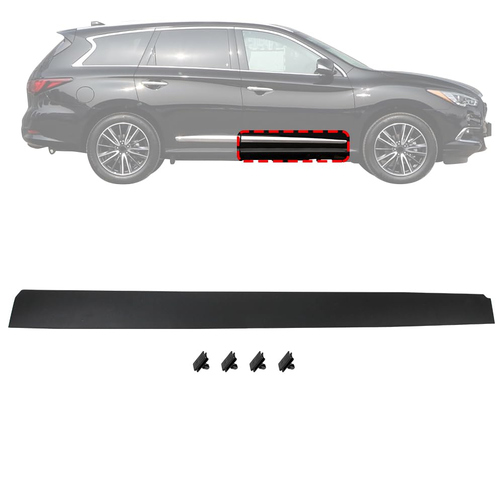 COOL STAR Right Rear Door Lower Molding Trim Compatible with