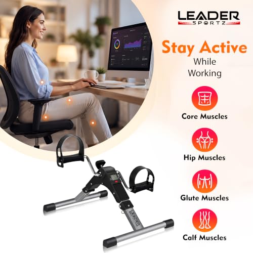 Leader Sportz Mini Cycle Pedal Exerciser Black - Image 4