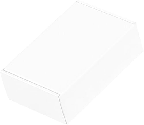 Miniatura 2 de Paquete de 50 cajas de envío pequeñas de cartón, cajas de estraza, cajas de regalo (4 x 6 x 2 pulgadas, color blanco)