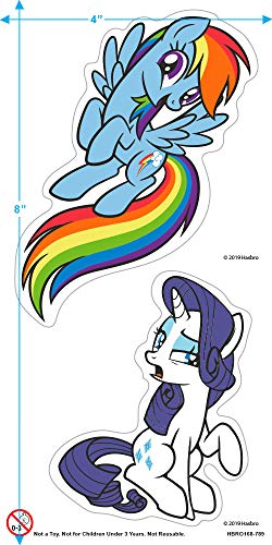 Popfunk Classic My Little Pony Rainbowdash Girl Power T Shirt & Stickers3