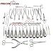 Precise Canda: 35 PCS Dental Extraction EXTRACTING Elevators Forceps Excellent Quality
