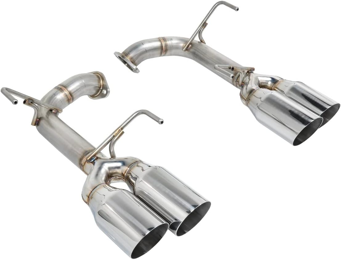 REMARK Remark Axleback Muffler Quad 4in Stainless Double Tips Compatible with 2015-19 Subaru WRX/Sti