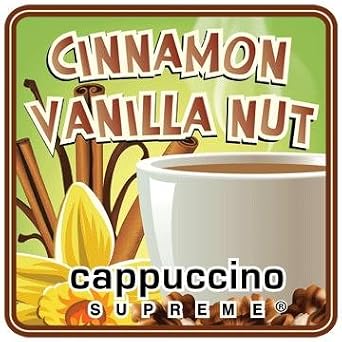 Cappuccino Supreme 2 lb bag Cinnamon Vanilla Nut Instant Cappuccino Mix