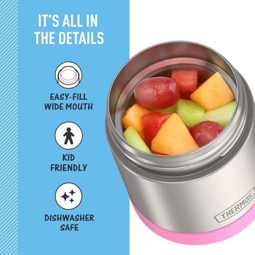 Image of THERMOS FUNTAINER Kids Food Jar, 10oz, Light Pink