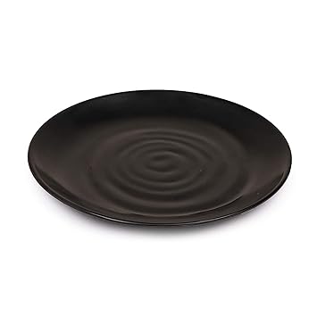 Goodluck Products Unbreakable Melamine Round Full Size Kitchen Dinner Plates (11 Inches) (Pack of 1 Piece)