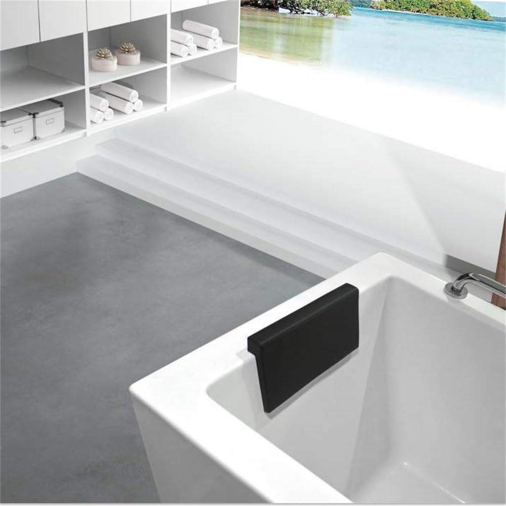 Cuscino da Bagno in Schiuma PU, da Indossare nella Vasca da Bagno, for Massaggio, Cuscino da Bagno ad Alto Rimbalzo con Ventosa, Cuscino da Bagno
