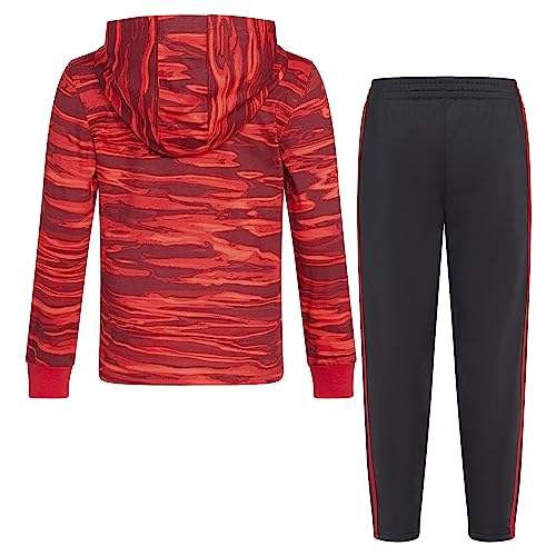 Image of adidas Boys 2-piece Long Sleeve Hooded Printed Tee & Pant Set