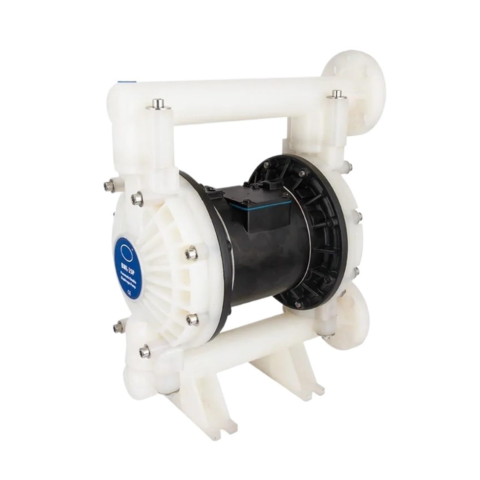 Bomba neumática de diafragma de doble vía BML-25P, 159 l/min, bomba de circulación de líquido de PTFE