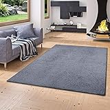 Rücken: Vlies Snapstyle Luxus Soft Velours Teppich Shine Anthrazit in 24 Größen