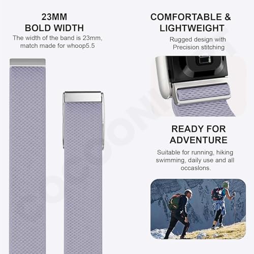 Image of Sport Breathable, Durable Strap Compatible with Whooop 5.0 One & Peak