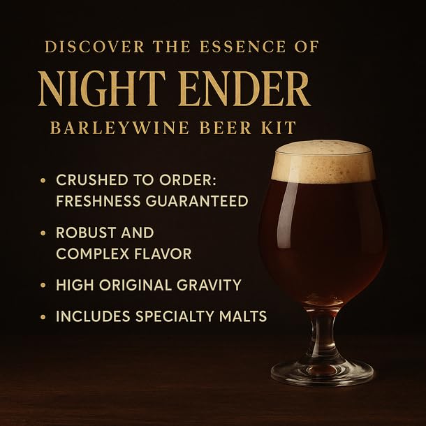 Label Peelers Night Ender Barleywine Beer Kit