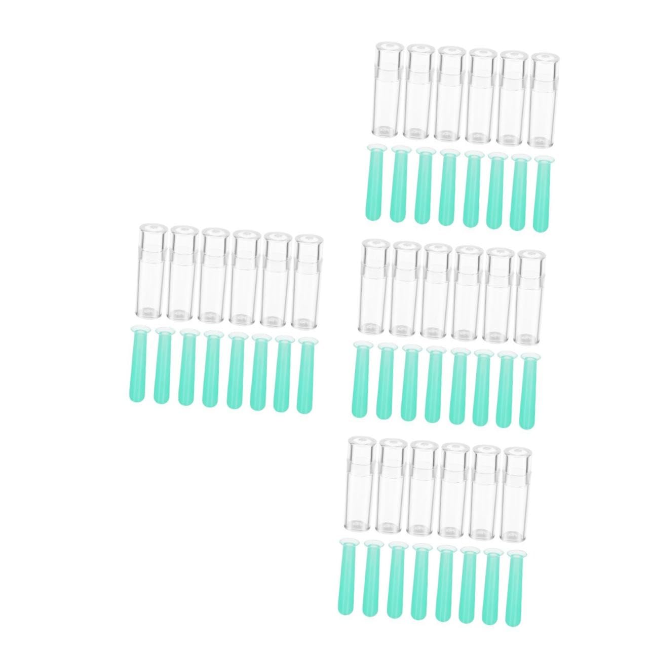 Healeved Lot De 4 Applicateurs De Lentilles En Silicone Pour Lentilles Rigides Matériau Souple Taille Compacte Facile À Utiliser 15 Pièces X 4