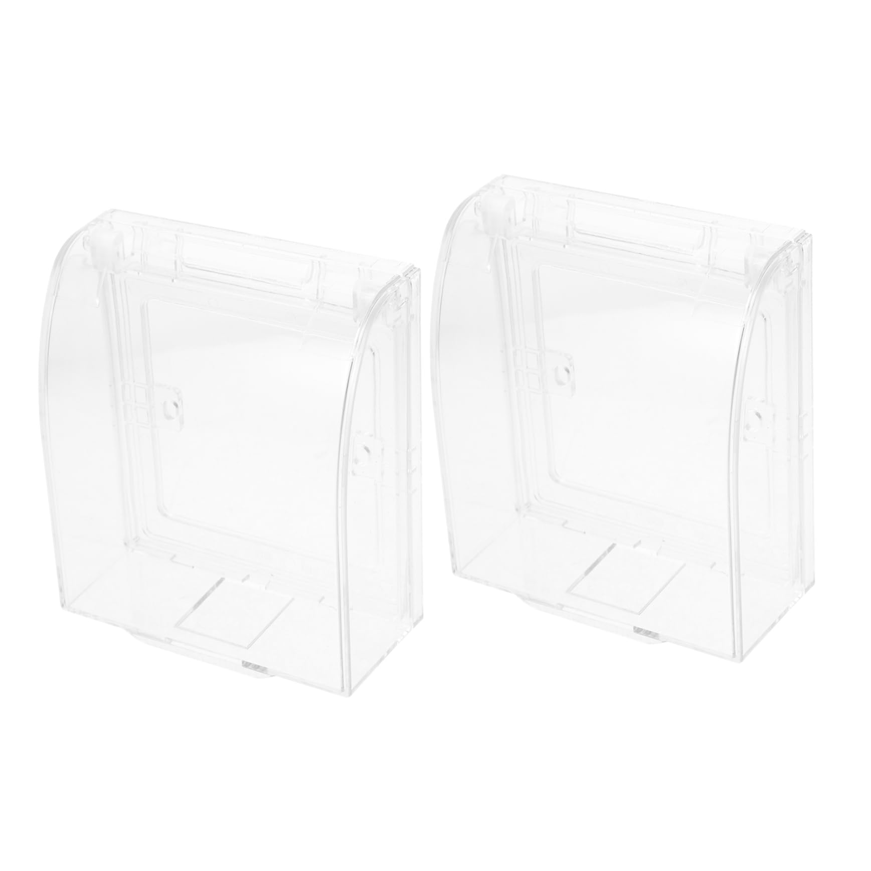 SHINEOFI 10 piezas Protector Enchufes Infantil Cubiertas Interruptor Transparente Plástico Resistente Seguridad para Pared Eléctrico Niña