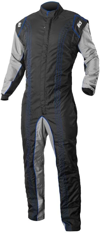 - K1 Race Gear CIK/FIA Level 2 Approved Kart Racing Suit (Blue, Small)