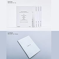 Vista 4 de RM de BTS Indigo Weverse Álbumes Ver. Caja exterior + libro de letras + tarjeta postal + tarjeta de fotos + tarjeta de fotos + foto instantánea +