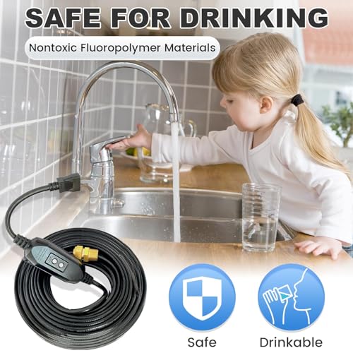Câble chauffant intérieur tuyau eau potable certifié CSA MAXKOSKO - 4