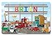 Personalized Jigsaw Puzzle for Kids, 24-Piece - I See Me! (Construction Trucks)