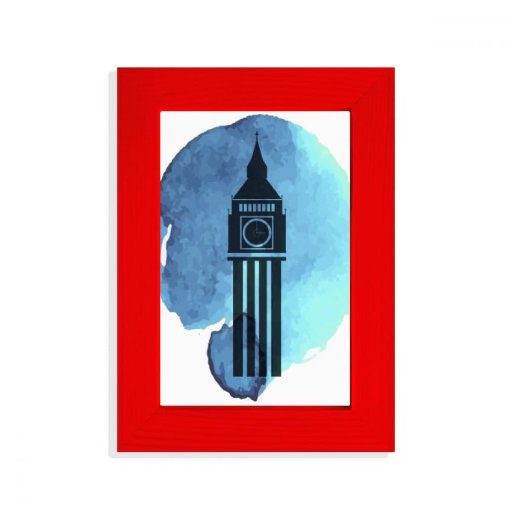 Cadre photo Big Ben de Londres style britannique rouge pour décoration murale