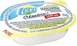 Margarina Com Sal Leco Cremosa Blister Sache 10g Caixa com 192 unidades
