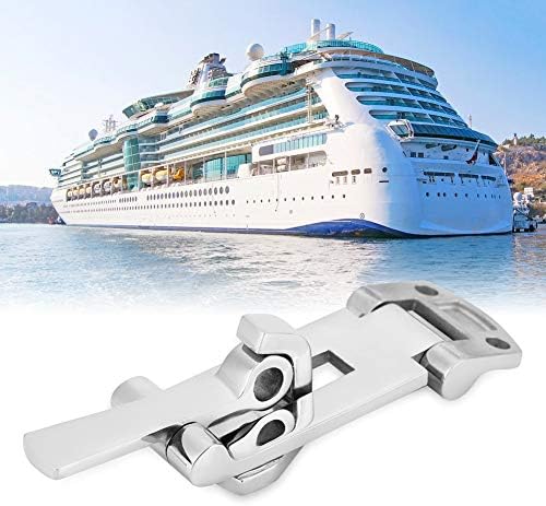 Miniatura 2 de Juego de hebilla de barco, abrazadera de escotilla de bloqueo antitraqueteo de acero inoxidable 316 120MM