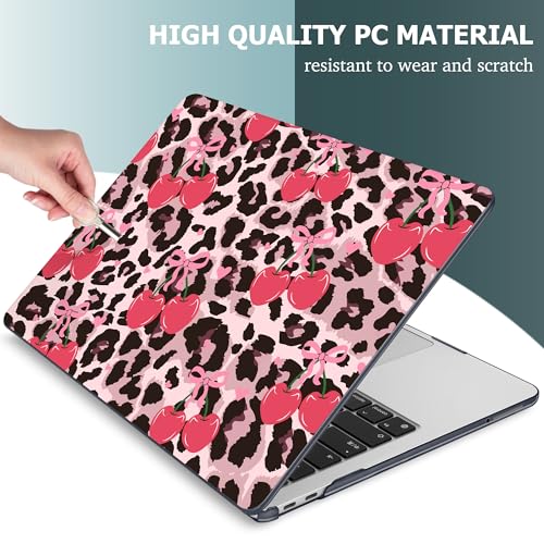 Funda MacBook Neo 2026 13 A3404 estilo cereza y guepardo para creativas en movimiento 4