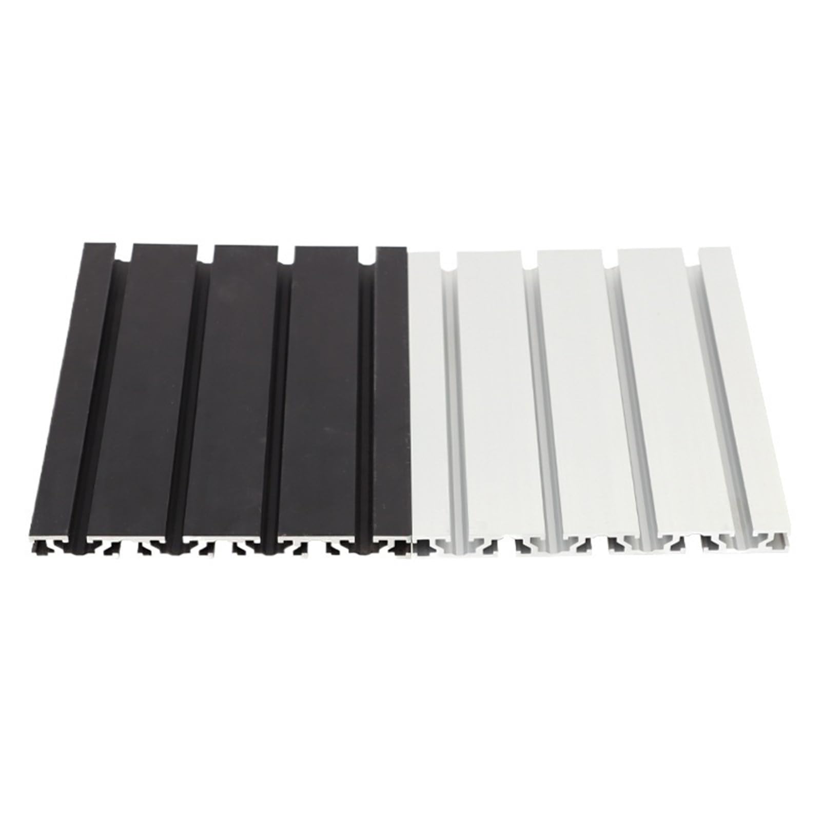 GTPBAO 15180 Telaio for guida lineare in alluminio anodizzato estruso 15x180mm Profilo for linee di assemblaggio Recinzione industriale Binario estruso(Silver,400mm long)