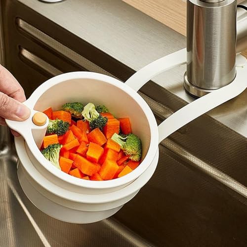 Colador para fregadero de esquina colgante para cocina miniatura 6