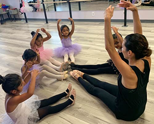 Image of danswan Ballet Dance Tights Footed Ballet Legging Stocking for Girls Students Practice (Kids /Women /Toddler)