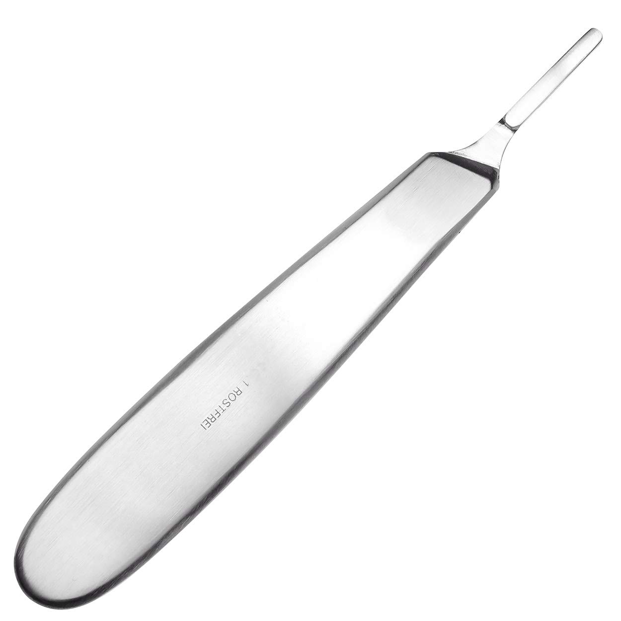 May Set - 100 Stück Skalpellklingen Figur 23 aus Karbonstahl - Ersatzklingen einzeln steril verpackt + 1 x May - Skalpell-Halter - Edelstahl