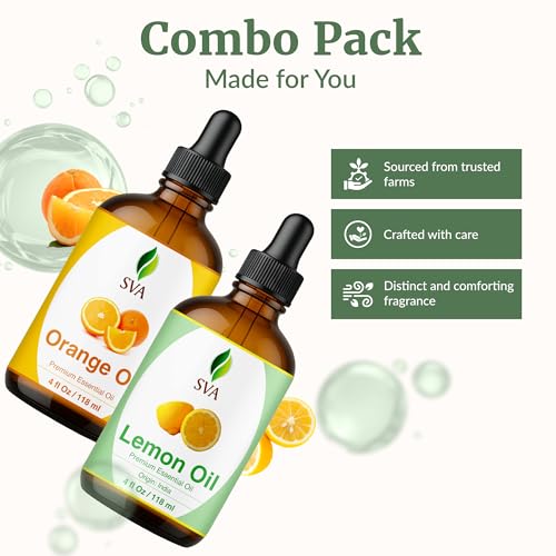 Combo Aceite Esencial de Limón y Naranja 4oz Pack miniatura 4