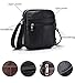 Badiya Men's Fashion Genuine Leather Mini Messenger Cross Body Bag Shoulder Bag (Style 4)
