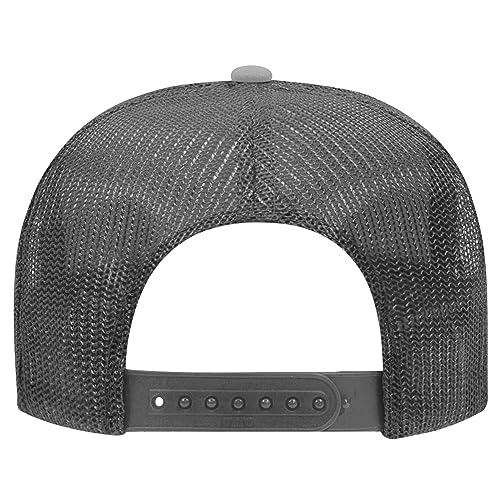 Image of OTTO Polyester Foam Front 5 Panel High Crown Mesh Back Trucker Hats in 97, Bulk, Wholesale