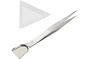 Beads Scooper: 10PCS Bead Sorting Trays & Silver Handy Tweezer