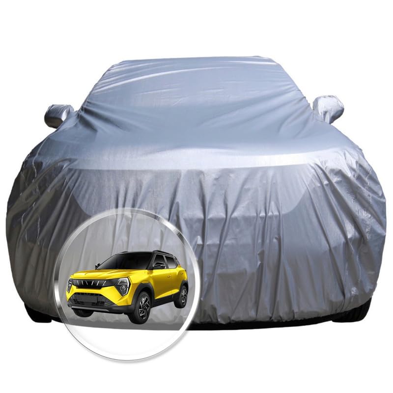 NEODRIFT 'CrystalTech' Car Cover for Mahindra XUV 300 | 3XO (All Weather Protection, 100% Water-Resistant, Tailored Fit, Multi-Layered & Breathable Fabric) (Colour: Crystal Silver)
