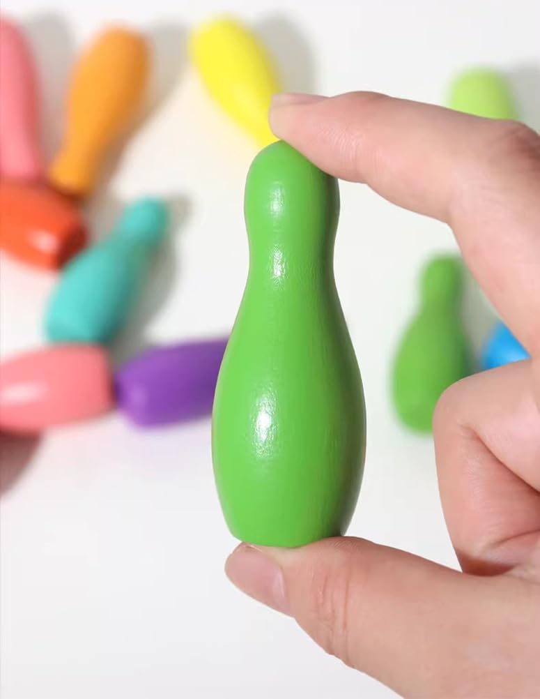 Juego de Memoria de Bolos Montessori, Juegos de Mesa para la Familia, Fiesta, Regalo de Cumpleaños